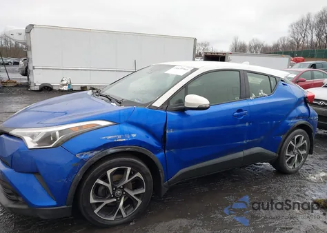 2019 Toyota C-Hr Xle z USA, uszkodzony, nr VIN JTNKHMBX4K1045678